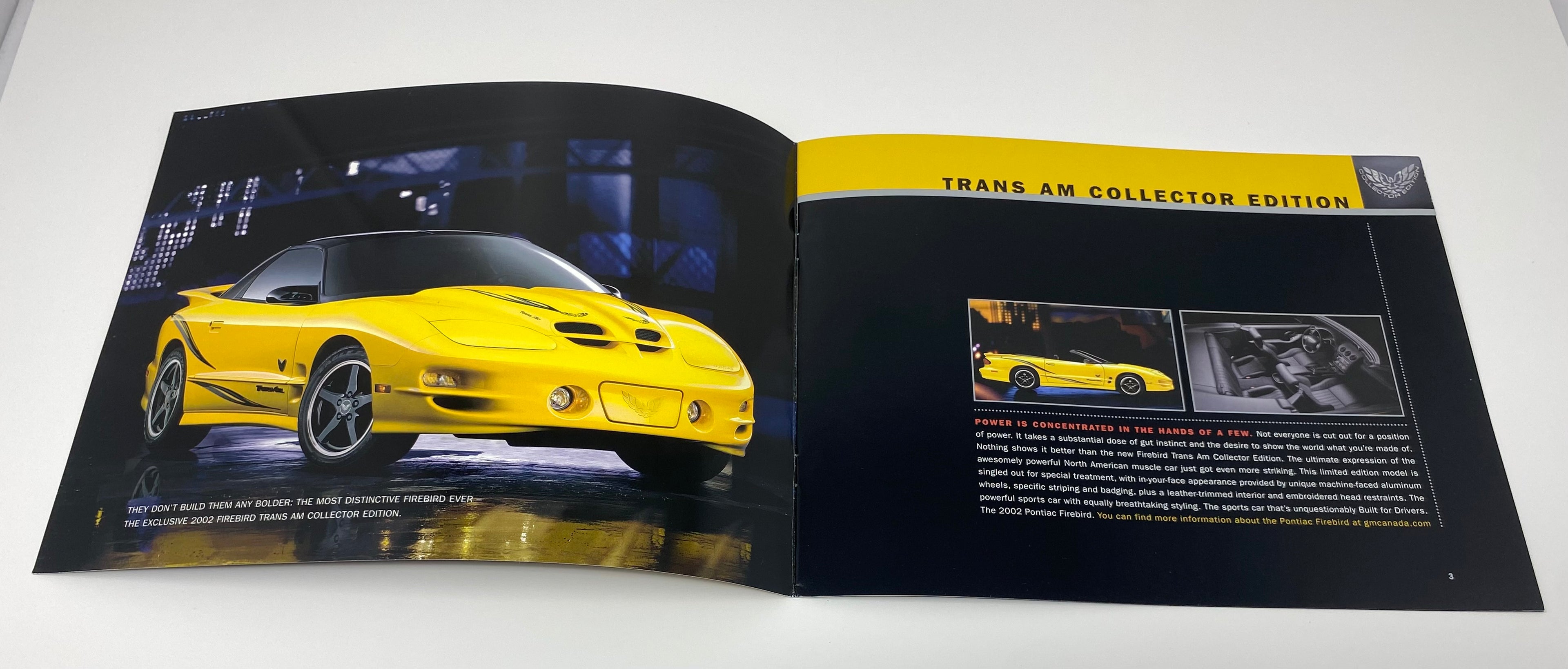 2002 Pontiac Firebird Brochure