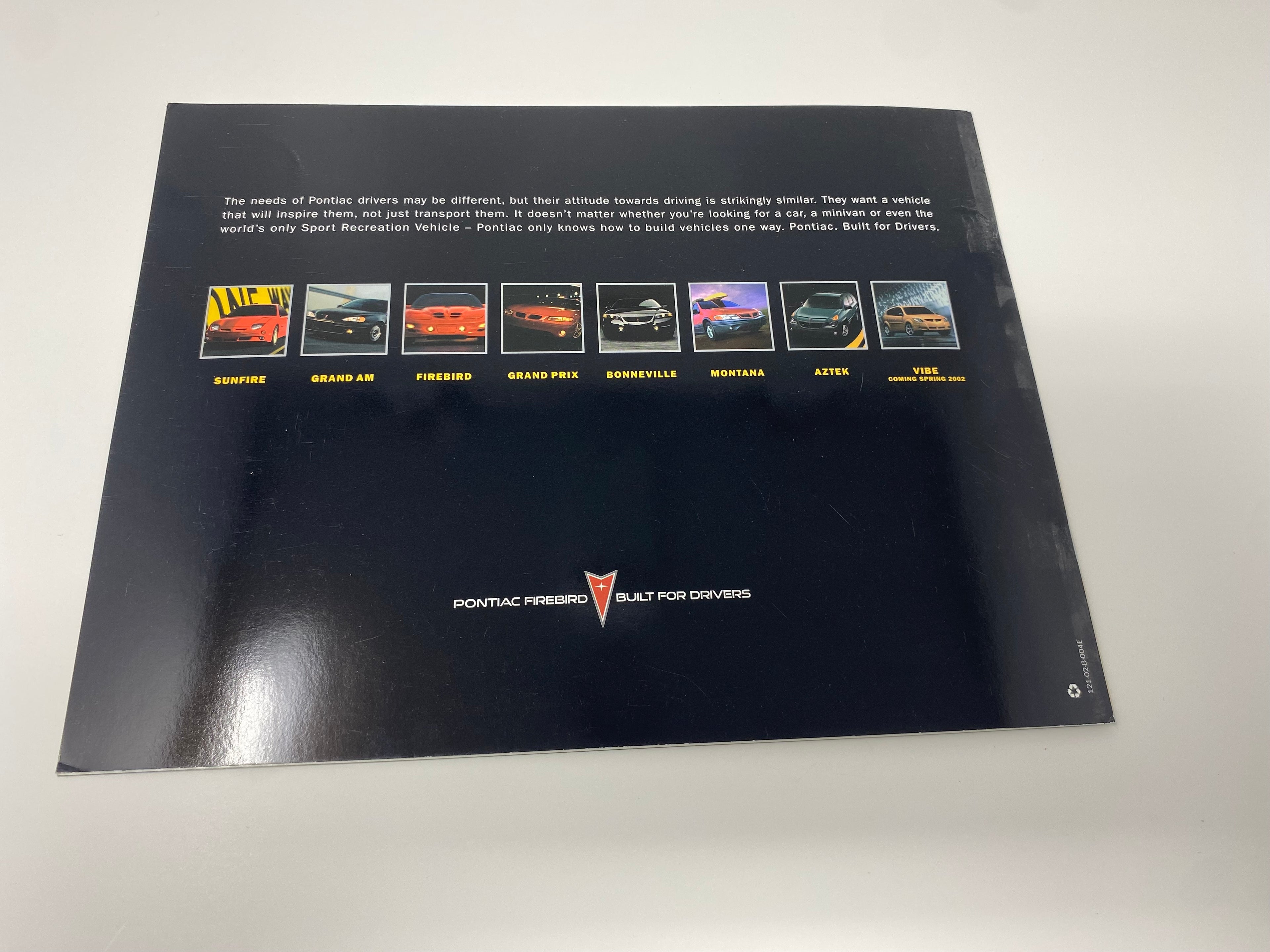 2002 Pontiac Firebird Brochure